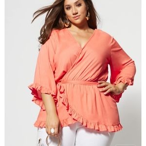 NWT Fashion to Figure - Margot ruffle top